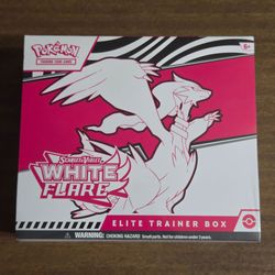 Pokemon Cards Scarlet and Violet White Flare Elite Trainer Box