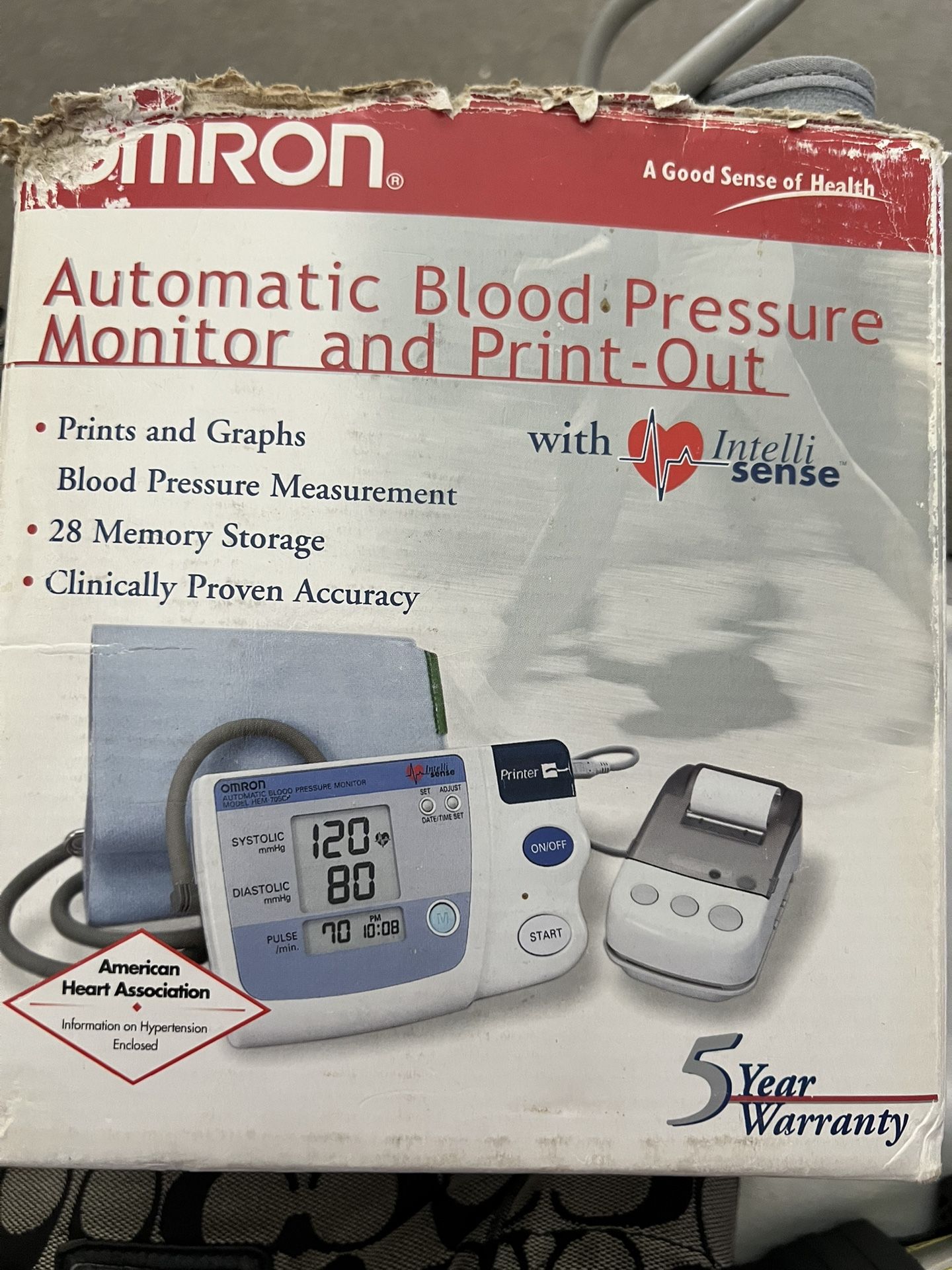 Blood Pressure Monitor And Printer