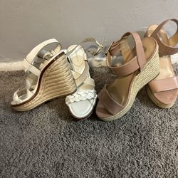 Steve Madden And Antonio Melani Wedge Sandals 