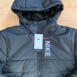 🔥🔥 Nike Therma-Fit Synthetic Fill Puffer Black Jacket - Large