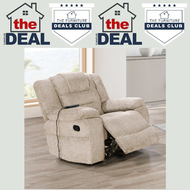 GLIDER RECLINER WITH HEAT & MASSAGE: 40% OFF!!!