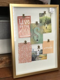 Gold multi photos frame