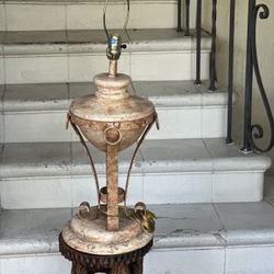 Vintage Italian Terracotta Lamp 
