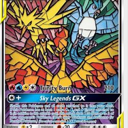 WTB Moltres & Zapdos & Articuno GX
