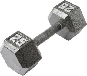 1 (25 pound dumbbell)