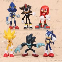 Sonic Action Figures Toys,Figurines Collection Play Set,  2.75inch (12PCS)