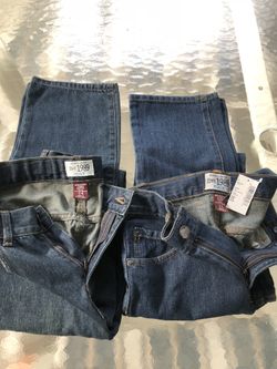 New! Boys Children’s Place jeans straight slim Size 12 & 14