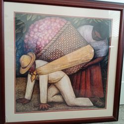 Diego Rivera 36"X36" Double Matting