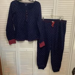 Women’s Dark Blue Pajama Set (size XL)