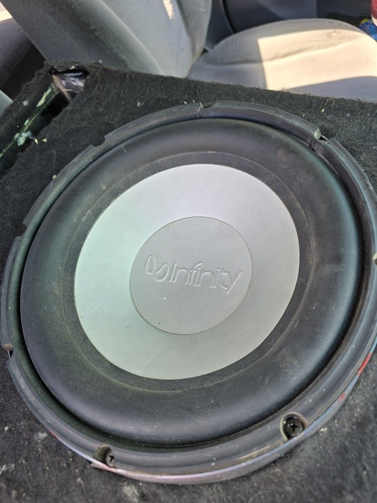 10 Inch Infinity Kappa Perfect 100.3dvc Dual 4-ohm Voice Coil Subwoofer