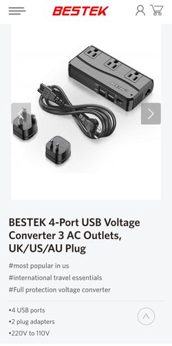 Travel Adapter & Power Converter (location in description)
