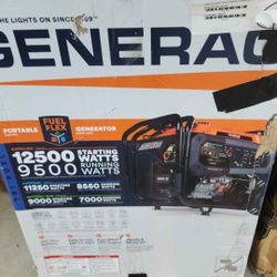Generac 12,500 'Fuel Flex' tri-fuel generator