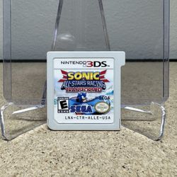 nintendo 3ds sonic all stars racing transformed