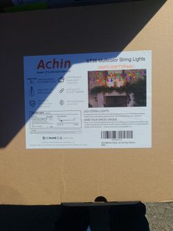 Achin Multicolor String Lights 200ft