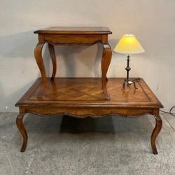 Coffee Table, Side Table & Lamp Bundle 