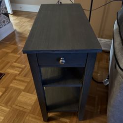 End Table with charging ports