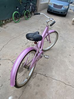 Pink Cadillac Eldorado Bicycle Women s Beach Cruiser Bike 200 SURPRISE AZ for Sale in Sun City AZ OfferUp
