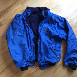 Vintage Patagonia Jacket. Fleece Lining. Nylon Shell-Size Medium