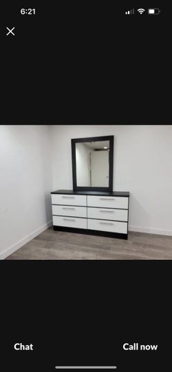 dressers black and white with 