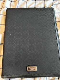 Coach notepad book