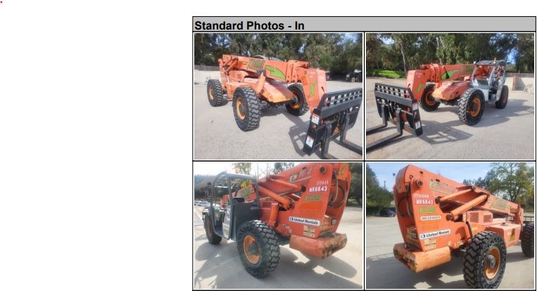 2016 10K Forklift Variable Reach Fork