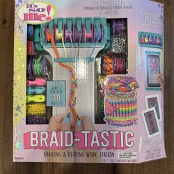 Bracelet Making Kit | Braiding and Beading Station