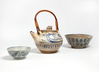 Chinese Antique Blue & White Porcelains