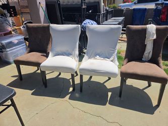 Set of 4 Upholstered Dining Chairs