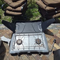 Portable camping propane stove