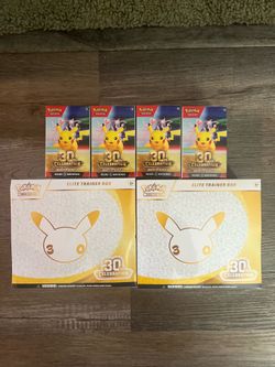 30th anniversary Pokemon Etb & Bundle LOT