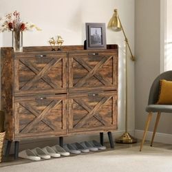 Brand New In Box Shoe Rack/ Pull Out/ Flip Door/storage Cabinet 