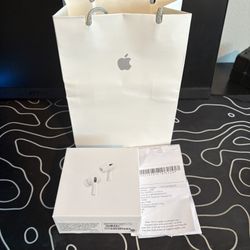 Apple AirPods Pro 2, Wireless Active Noise Cancelling Earbuds With Hearing Aid Feature-white