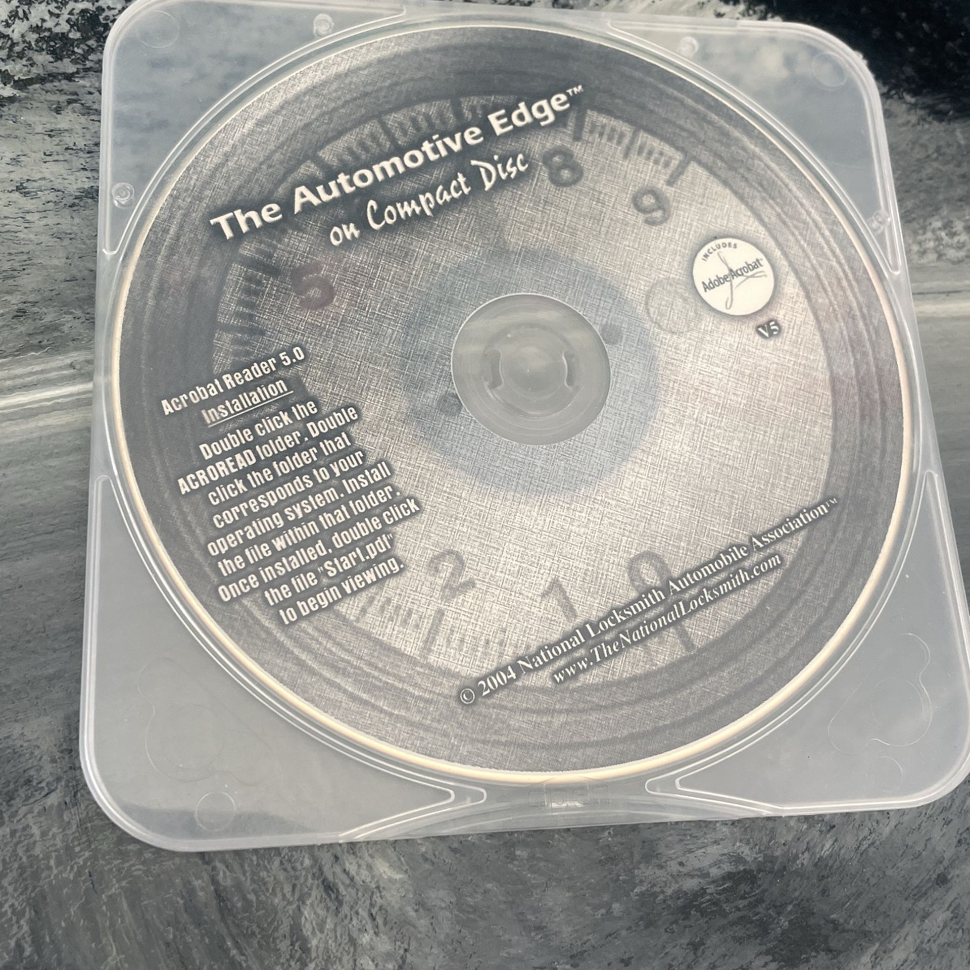 The Automotive Edge on CD , Version 5, published 2004 by National Locksmith Automobile Association