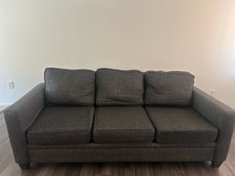 Dark grey couch
