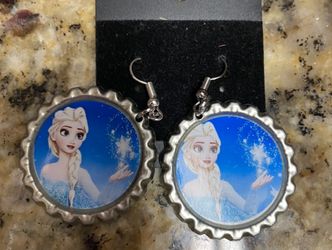 Elsa from frozen earrings