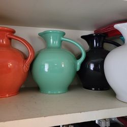 New Fiesta Large Pitchers In Different Styles For $25.00 Each