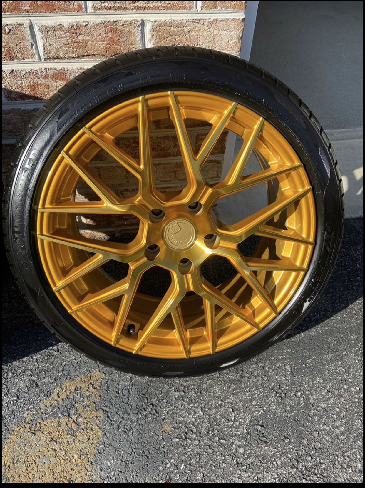 Rims with tires