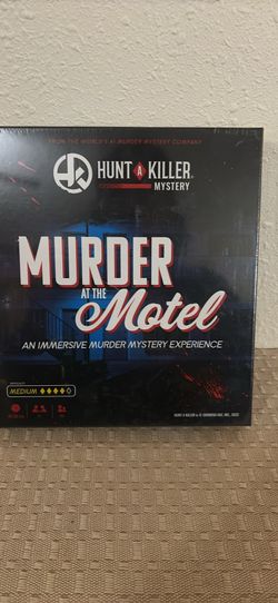 Murder At The Motel  Mystery Board Game 
