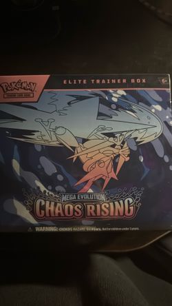 mega evolutions booster box chaos rising