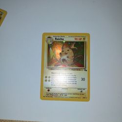 Raichu Pokemon Holo 