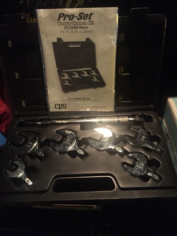***CPS PRO-SET*** Torque Wrench Kit #TLTWSM