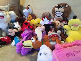 Collection of 30 soft toys. All original Disney and more.