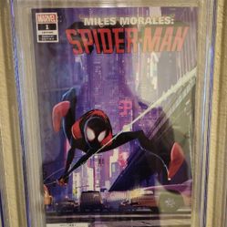 9.8 Miles Morales: Spider-man #1 1:10 Animated Cover
