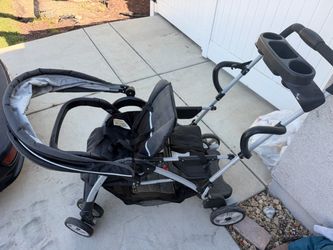Double Sit and Stand Baby Stroller