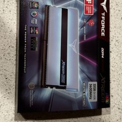 TEAMGROUP T‑Force XTREEM ARGB 32 GB (2×16 GB) DDR4‑3600 MHz CL18 White – Premium Gaming RAM