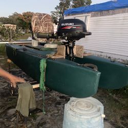 12 Ft Wavewalker With 2.5hp Suzuki 4 Stroke