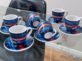Porsche 917 Porcelain Espresso Cup Set