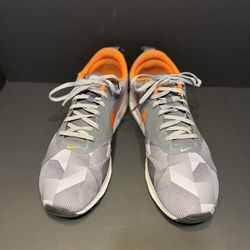 Nike Air Max Shoes (Gray & Orange)