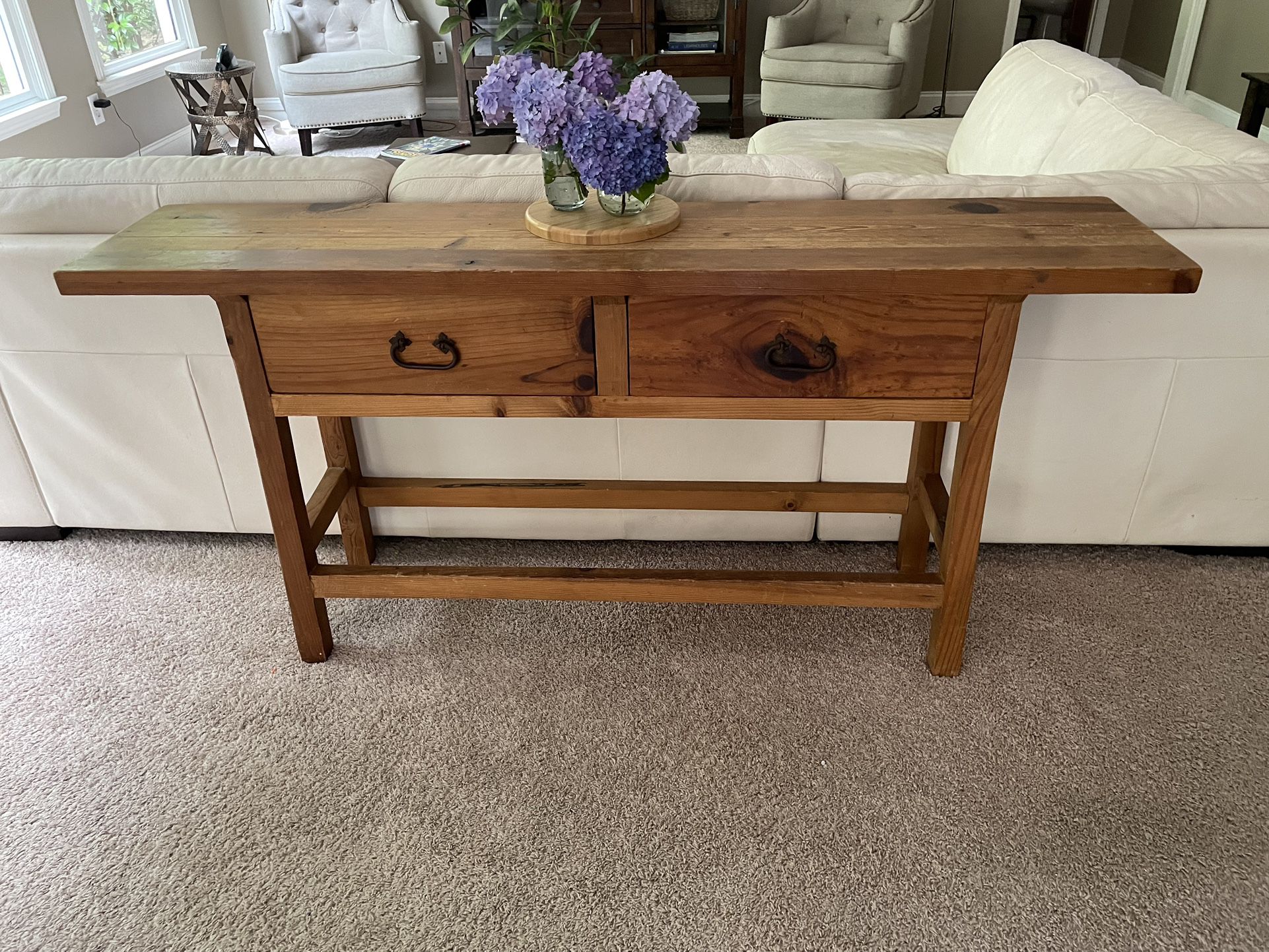 Pine Console Table