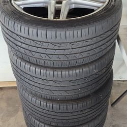 18" Mercedes AMG, Like New Tires , Oem Tire Sensors